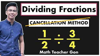 Dividing Fractions with Cancellation Method  How to Divide Fractions [upl. by Oecile]