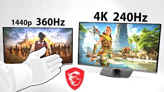 These 2024 OLED gaming monitors are crazy 4K 240Hz MSI [upl. by Margaretta]