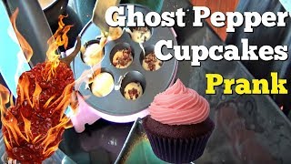 GHOST PEPPER CUPCAKES PRANK  Top Boyfriend and Girlfriend Pranks [upl. by Ittam]