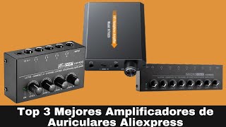 Top 3 Mejores Amplificadores de Auriculares Aliexpress 2023 [upl. by Anrahc459]