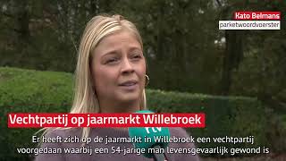 Zwaargewonde na vechtpartij op jaarmarkt Willebroek [upl. by Enelear586]