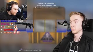 sparkles opens the rarest csgo skin without realizing [upl. by Anh]