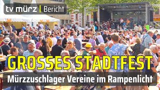 tv mürz  Großes Stadtfest Mürzzuschlager Vereine im Rampenlicht [upl. by Amleht]