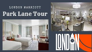 Stunning London Hotel Near London Marble Arch Station  London Marriott Park Lane Hotel [upl. by Esyned]