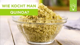 Wie kocht man Quinoa  Quinoa Rezepte  Tipps zum Kochen [upl. by Farver]