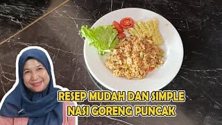 RESEP SIMPEL DAN MUDAH NASI GORENG PUNCAK GUNUNG HALIMUN [upl. by Antipas]