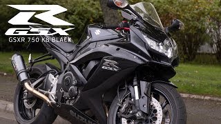 Suzuki GSXR 750  K8 all black  Knox staff bikes [upl. by Loralie346]