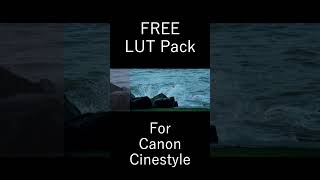 FREE LUTS for Canon Cinestyle [upl. by Nil299]