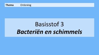 VMBO 3  Ordening  3 Bacteriën en schimmels  8e editie [upl. by Vilma756]