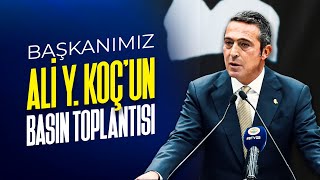 Başkanımız Ali Y Koçun Basın Toplantısı [upl. by Esoranna]