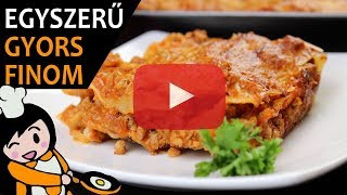 Lasagne  Recept Videók [upl. by Hcib]