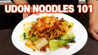 5 Minutes EASY Udon Noodles Recipes 5 Ways [upl. by Ammadas]