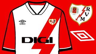 EQUIPACIÓN del RAYO VALLECANO para la TEMPORADA 20232024 [upl. by Aitnauq436]