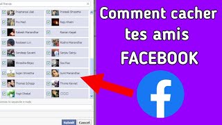 Comment cacher sa liste damis sur Facebook [upl. by Saxela]