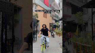 Sari bikes halki lagne lagti hai😂 relatablecontent viralshortsvideos theboys [upl. by Norvun171]