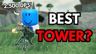 THE NEW GATLING GUN IS BROKEN  STRONGEST TOWER EVER  Tower Defense Simulator UPDATE [upl. by Ahras]