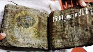 1500 Year Old Bible [upl. by Jacobsen820]