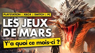 TOP 10 des sorties jeux vidéo en MARS 2024  🎮 [upl. by Oretna762]