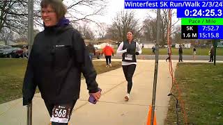 20240203 Winterfest 5K Run16 Mile Walk [upl. by Rego]