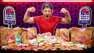 THE ENTIRE TACO BELL MENU CHALLENGE [upl. by Edras]