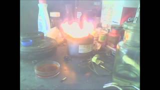 Combustion Of Nitrobenzene [upl. by Aynom]