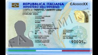 Presentazione Carta di Identità Elettronica all’estero [upl. by Irrab]