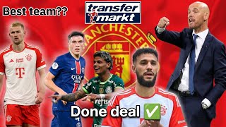 Confirmed transfers and rumours about Manchester United🔴😮 [upl. by Doak433]