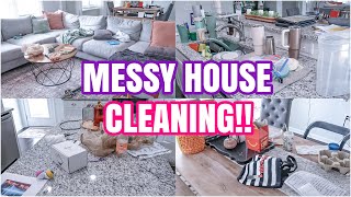 MESSY HOUSE CLEANING  EXTREME CLEANING MOTIVATION 2024  SPEED CLEANING [upl. by Rebmik]