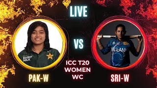 Pakistan Women vs Sri Lanka Women Live  ICC Women’s T20 World Cup 2024  Match 2 Live icccwc2024 [upl. by Illek344]