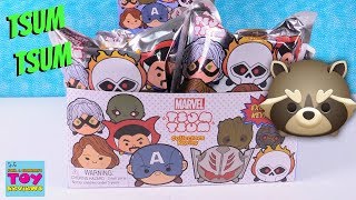 Marvel Tsum Tsum Series 1 Figural Keyrings Disney Toy Review Opening  PSToyReviews [upl. by Kavanagh78]