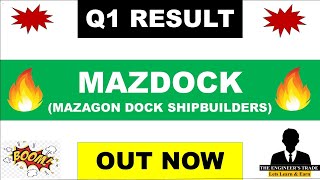 Mazagon Dock Q1 Results 2024  Mazagon Dock Results Today  Mazgaon dockyard share news  Mazgaon [upl. by Hallee543]