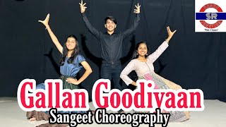 Easy simple Steps l Gallan Goodiyaan  Sangeetwedding Choreography srdancejunction Maitri Gada [upl. by Nilkcaj]