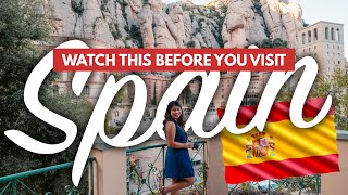 SPAIN TRAVEL TIPS FOR FIRST TIMERS  30 MustKnows Before Visiting Spain  What NOT to Do [upl. by Gaut]