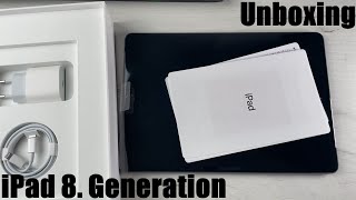 Apple iPad 102quot 8 Generation WiFi 32 GB  Space Grau 2020 Unboxing [upl. by Anawd]