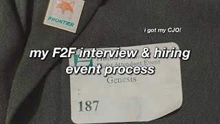 what to expect at flight attendant F2F interview 2024 frontierairlines flightattendantinterview [upl. by Wei]