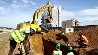 Construction des autoponts de Dakar [upl. by Alleyn]