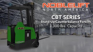 CBT33 Series Stand Uo Counterbalance Forklift Noblelift [upl. by Liman]