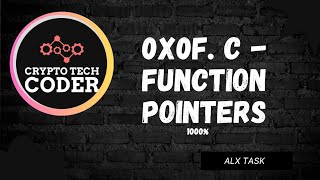 0x0F C  Function pointers  code along  explained  1000 [upl. by Wildee]