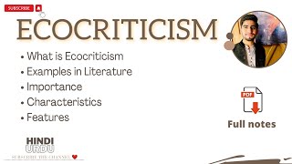 Ecocriticism  what is Ecocriticism  Ecocriticism in Literature [upl. by Dlaregztif]