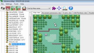 How to make a Pokemon Trainer with Advance Map [upl. by Giorgio]