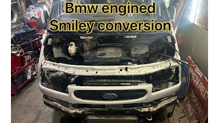 Transit smiley bmw m47 engine m57 conversion [upl. by Hallock428]