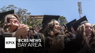 UC Berkeley commencement ceremony peaceful despite loud protests [upl. by Nadabus]