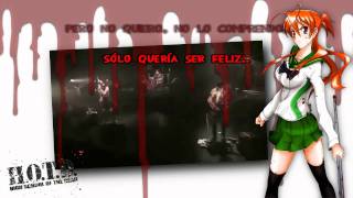 Highschool Of The Dead  Opening KARAOKE ESPAÑOL LATINO FULL [upl. by Rednazxela]