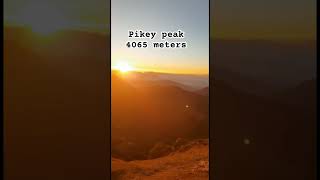 Pikey peak top nepal pikey trekking travel adventure hiking solukhumbu sunrise mountains [upl. by Eihtak]