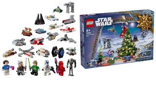 New Star Wars Lego advent calendar 2024 revealed [upl. by Dnalyar]