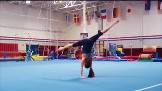 How To Do A Back Walkover With Good Technique And Coach Meggin [upl. by Akerue]