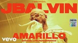 J Balvin  Amarillo Official Live Performance  Vevo [upl. by Juieta]