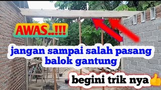 Cara Memasang Balok Gantung [upl. by Midge]