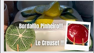 Qual mais amado Bordallo Pinheiro ou Le Creuset [upl. by Frieder]