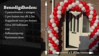 Zelf een ballonnenboog maken [upl. by Hintze]